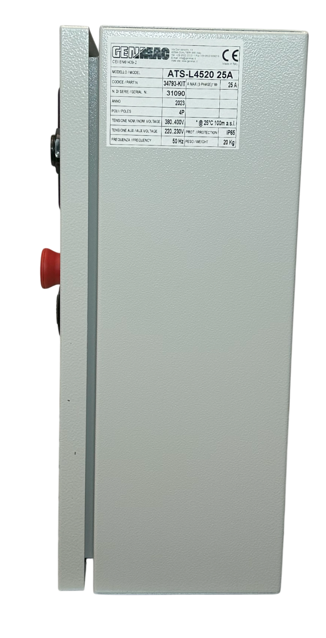 Genmac ATS-Box (Transferschalter): Intelligente + Zuverlässig + Energieeffizient