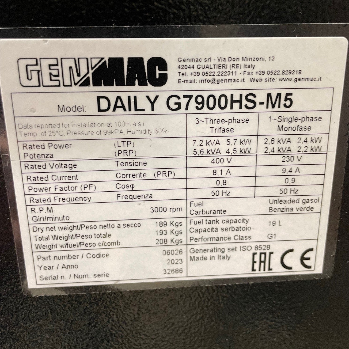 ** Sonderaktion -30% ** Notstromaggregat Daily mit 6 kW - der Generator für anspruchsvolle Einsätze