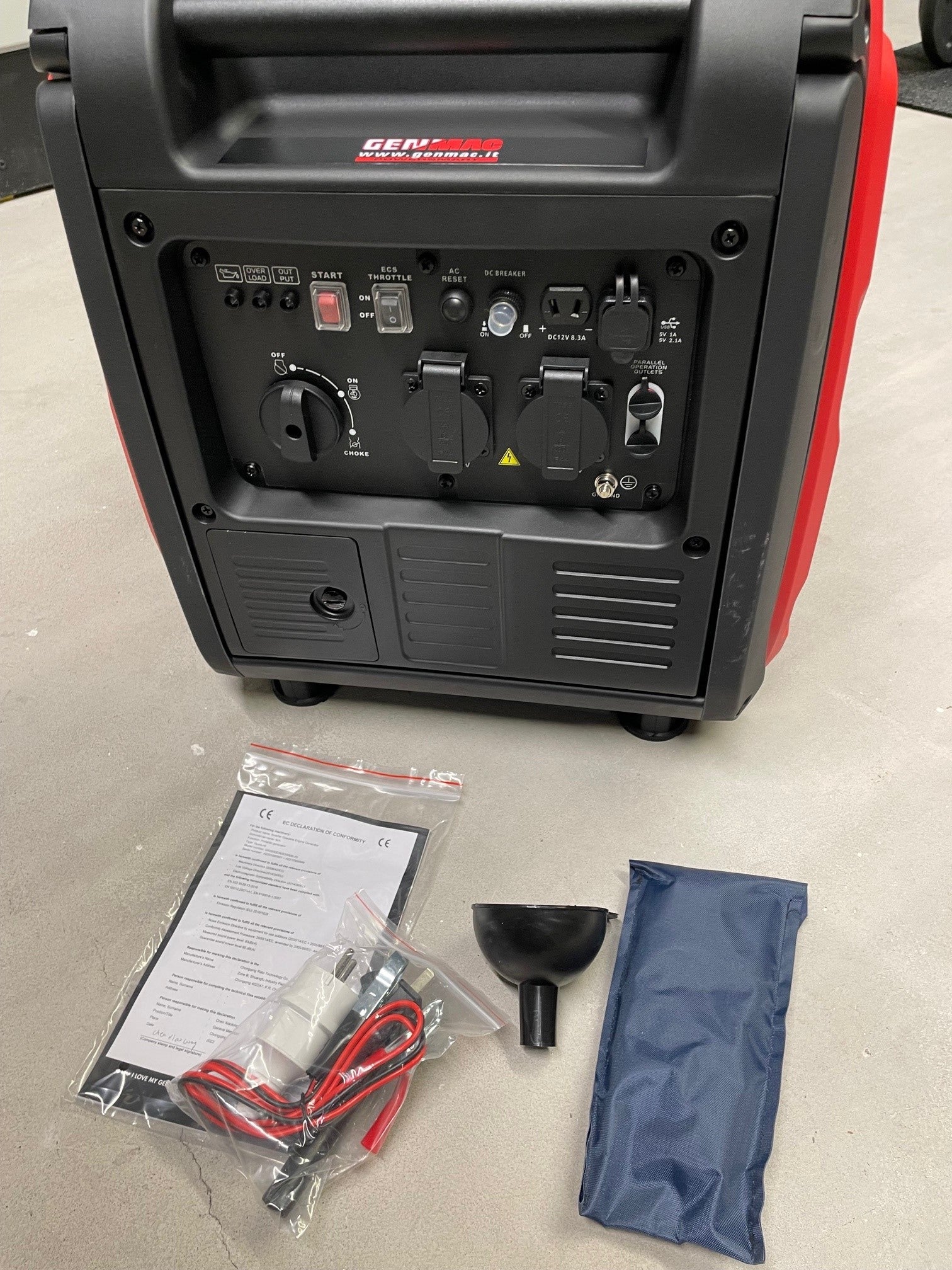 GR3500 Koffergenerator mit Rollen und 3,5 kW