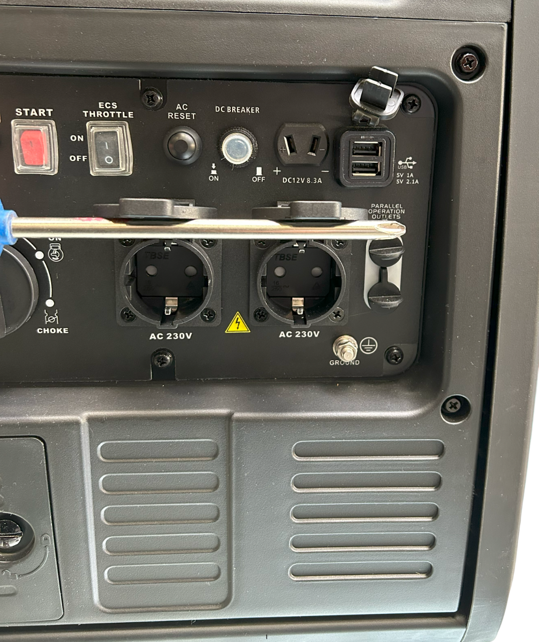 GR3500 Koffergenerator mit Rollen und 3,5 kW